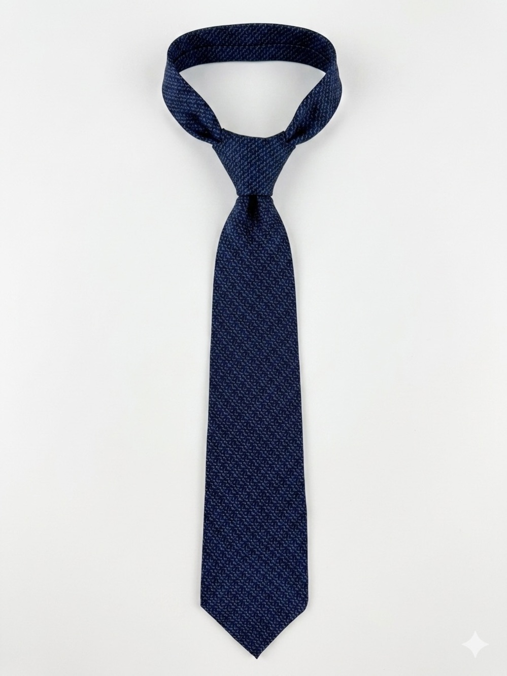 Cocktail Collection 100% Silk Navy Textured Men's Tie